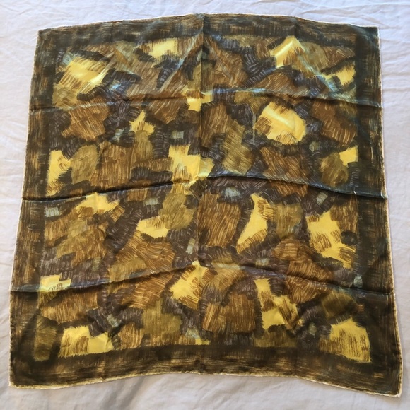 vintage silk scarf - Picture 3 of 8